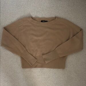 Theory 100% Cashmere tan Sweater